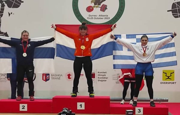 Ευρωπαϊκό U23: Δύο χάλκινα μετάλλια για την Δέσποινα Χαριτοπούλου στο Δυρράχιο