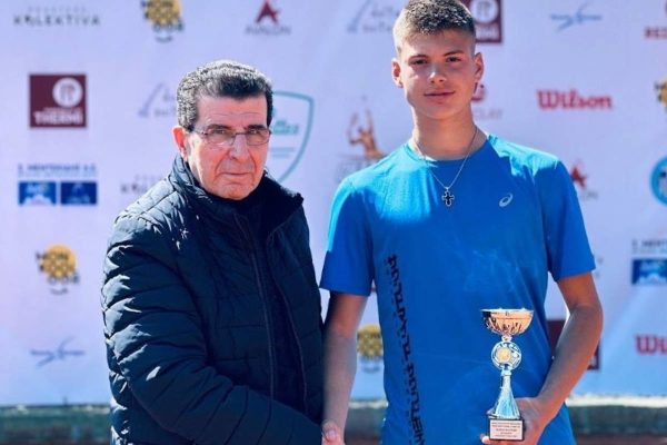 Πρωταθλητής στο διεθνές τουρνουά της Tennis Europe U16 ο Ανδρέας Μεσσής στη Θεσσαλονίκη