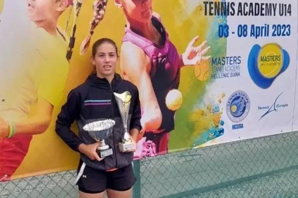 Πρωταθλήτρια στα 14αρια της Tennis Europe στην Κύπρο η Στελίνα Νούτσου