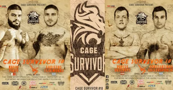 Cage Survivor 18 με πολλούς διεθνείς αγώνες, Κυριακή 30/4 (pics)