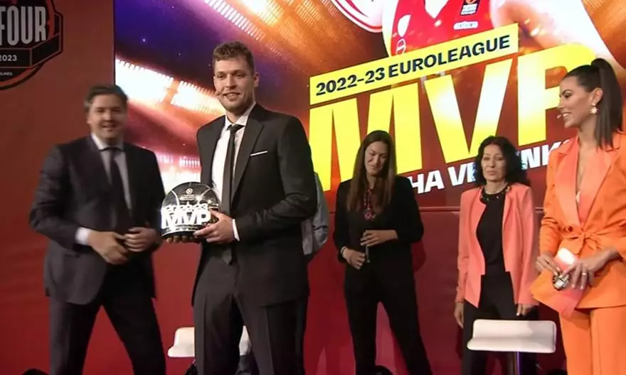 Euroleague: MVP της χρονιάς ο Σάσα Βεζένκοφ