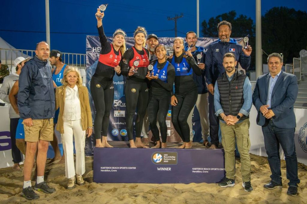 CEV Beach Volley Nations Cup: Οι απονομές και οι βραβεύσεις στο Ηράκλειο (pics)
