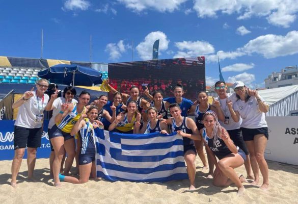EURO Beach Handball: Πρεμιέμα με νίκη για την Εθνική γυναικών στο Ναζαρέ
