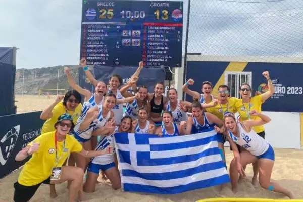 EURO Beach Handball: Πρόκριση σε Ευρωπαϊκούς Αγώνες 2023 και Παγκόσμιο 2024  για την Εθνική Γυναικών