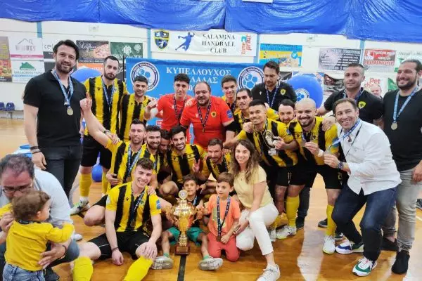 Κύπελλο Ελλάδος Futsal: “Κιτρινόμαυρη” ανατροπή και Κυπελλούχος η ΑΕΚ!