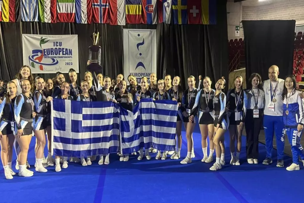 Ευρωπαϊκό Cheerleading: Θρίαμβος με τέσσερα μετάλλια για τις ελληνικές ομάδες την πρώτη ημέρα!