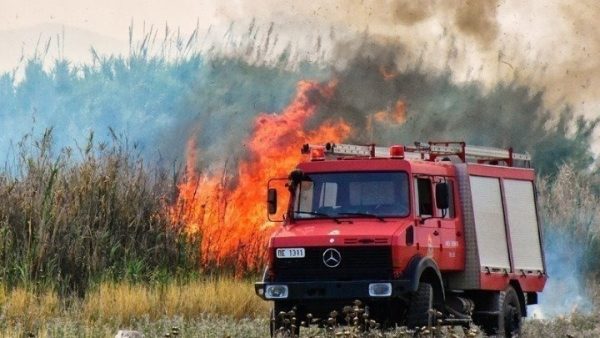 Φωτιά στην περιοχή Καλλιθέα Λουτρακίου και στο Καπαρέλι Βοιωτίας