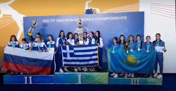Η Ελλάδα κατέκτησε ακόμα 23 μετάλλια, φθάνοντας τα 66, στο Παγκόσμιο Tαεκβοντό ITF