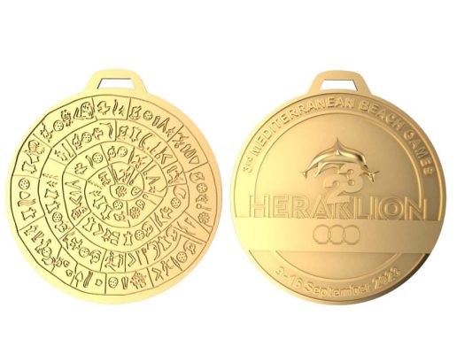 Τα μετάλλια – κόσμημα των Μεσογειακών Παράκτιων Αγώνων “Ηράκλειο” 2023