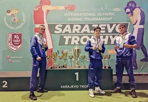 Πλέας, Καλαμάρης και Καλυβάκης στο Διεθνές Τουρνουά Πυγμαχίας Sarajevo Trophy 2023