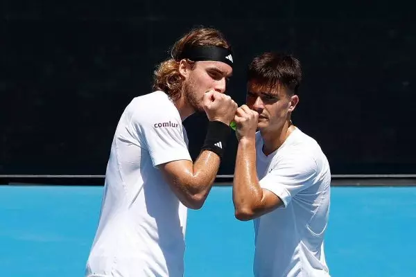Στέφανος και Πέτρος Τσιτσιπάς στο Australian Open