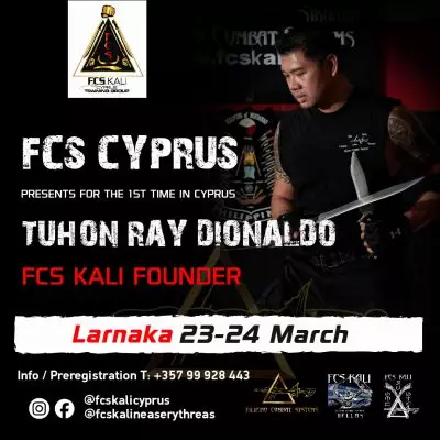 FCS Kali: Ο ιδρυτής Ray Dionaldo στην Κύπρο για πρώτη φορά