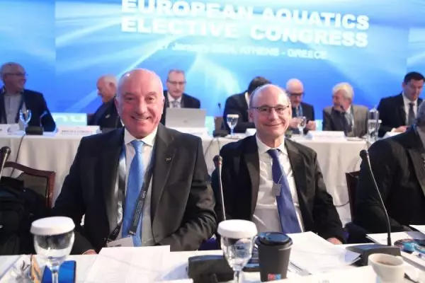 Κυριάκος Γιαννόπουλος: Πανηγυρικά επανεξελέγη Αντιπροέδρος της European Aquatics – Επανεκλογή Σίλβα στην Προεδρία (pics)