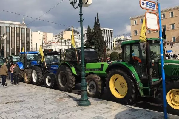 Έφτασαν στην Αθήνα οι αγρότες