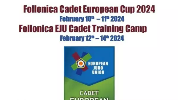 Με 12 τζουντόκα στο Follonica Cadet European Cup 2024 η Ελλάδα
