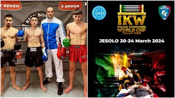Με 3 αθλητές ο Α.Σ. Άλκιμος στο Παγκόσμιο κύπελλο Kickboxing στην Ιταλία