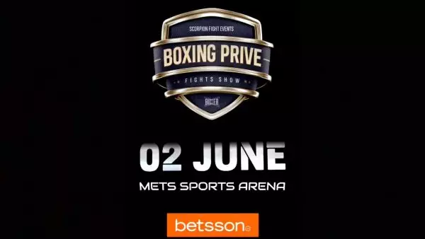 Το Scorpion Boxing Prive επιστρέφει την Κυριακή 2 Ιουνίου στην Αθήνα