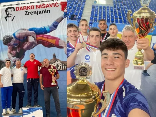Με 6 μετάλλια η Εθνική Ομάδα Πάλης στο Διεθνές Τουρνουά Darko Nisavic στη Σερβία