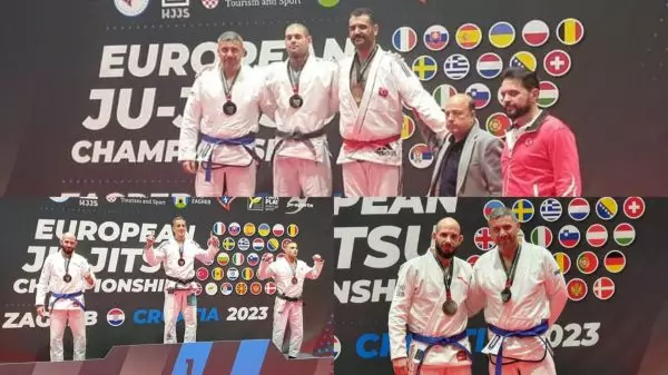 5η θέση η Ελλάδα στη γενική κατάταξη του Πανευρωπαϊκού Πρωταθλήματος Masters Ju Jitsu