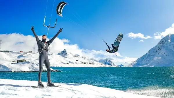 Ο Μπέχολτς κάνει kite surf στις… παγωμένες Άλπεις! (video)