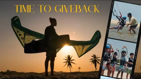 Δωρεά εξοπλισμού kite surfing από τον Γουέιλι στα παιδιά της Βραζιλίας (video)