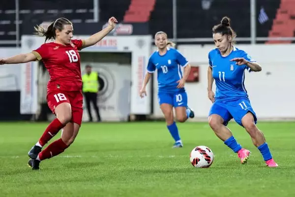 Ελλάδα – Σερβία 0-2: Ήττα στις λεπτομέρειες για την Εθνική γυναικών