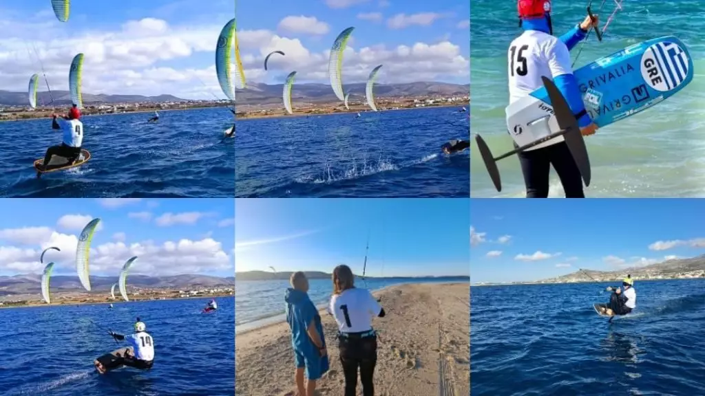 Πρωταθλητής Ελλάδας στα formula kite ο Μαραμενίδης και η Κωστή και Αργυριάδης στα kite foil (pic)